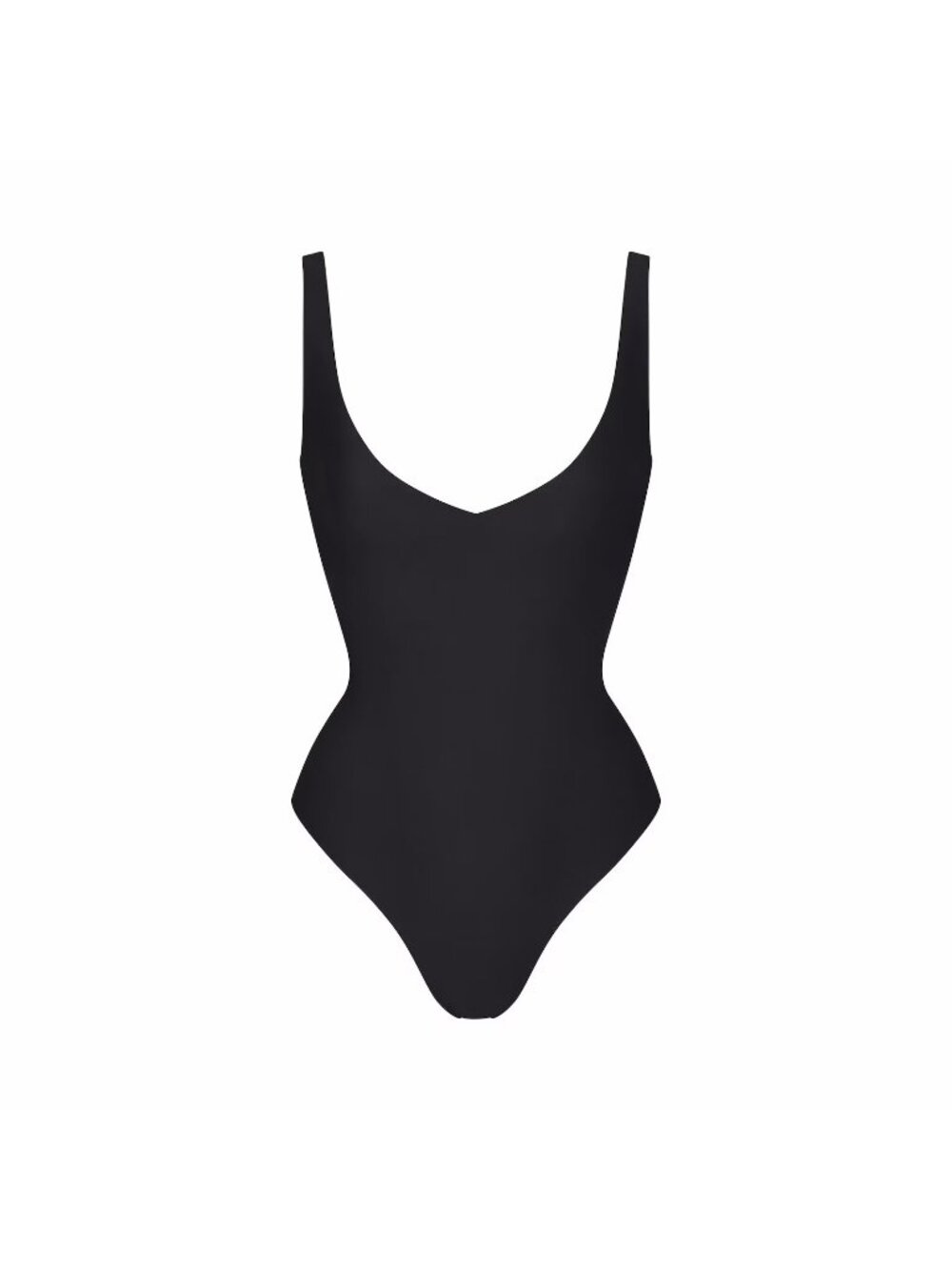 NWT SKIMS BODY PLUNGE BODYSUIT ONYX SZ SMALL